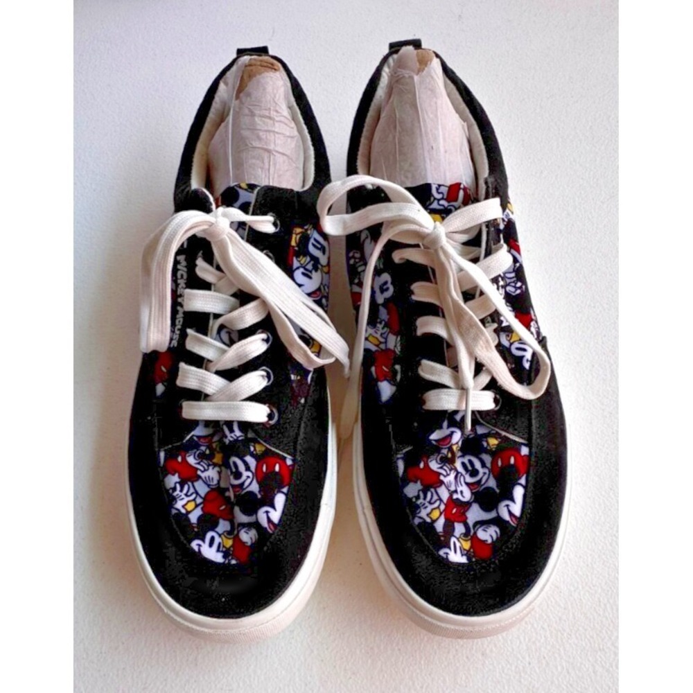 Ground Up Disney Mickey Mouse Lace-up Sneakers Mens US 11 EU 44.5 Tennis Shoes